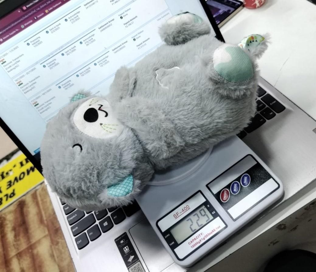 Breathing Teddy Bear with Soothing Music, Comfort Plush - Housenvi