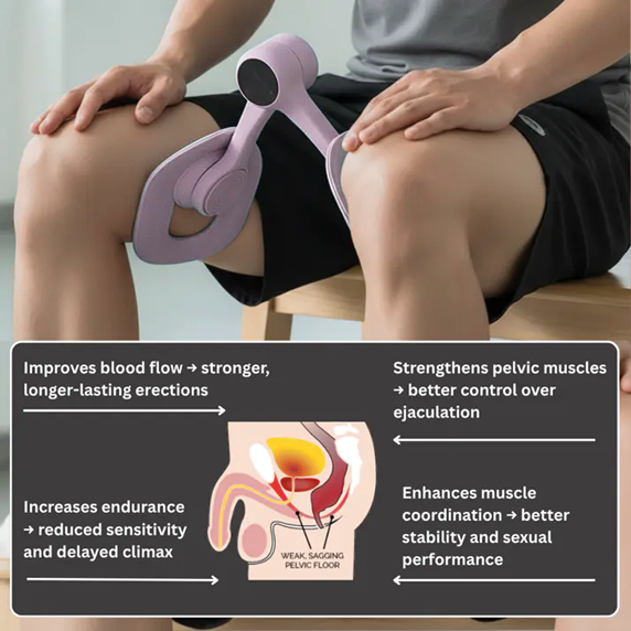 Premium Pelvic Floor & Core Trainer - Unisex Smart Pelvic Floor Trainer