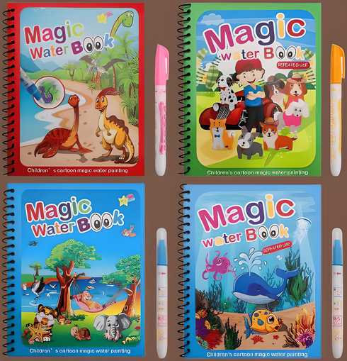 Reusable Magic Water Painting Book - Housenvi
