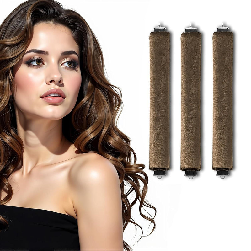 Heatless Curling Rods with Hooks (Pack of 3) - Housenvi