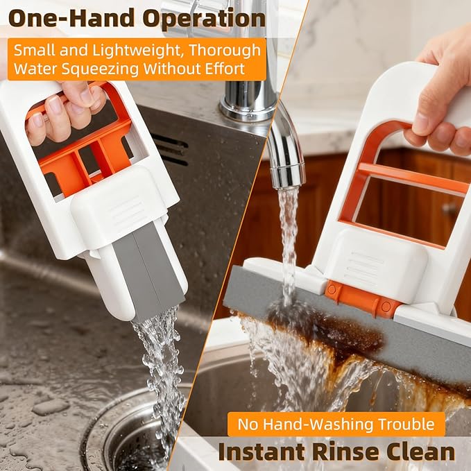 Housenvi™ Smart Squeeze Cleaner – Hands - Free Kitchen & Bathroom Cleaning Tool - Housenvi