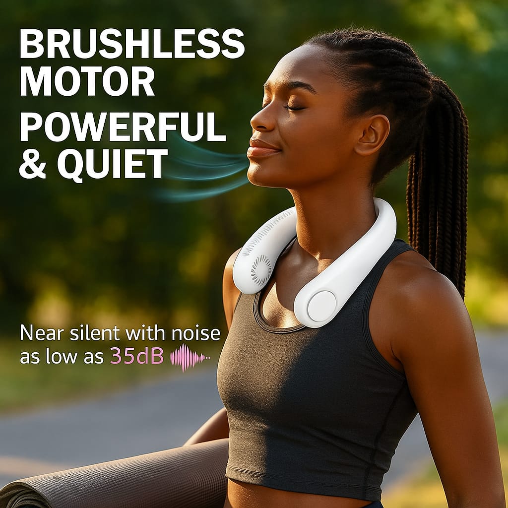 Portable Bladeless Rechargeable Neck Fan - Housenvi