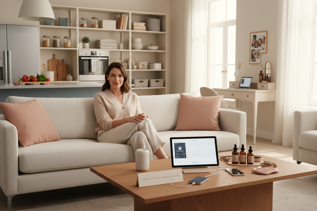 SHe could catch up all with the help of our store, Housenvi